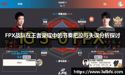 FPX战队在王者荣耀中的节奏把控与失误分析探讨